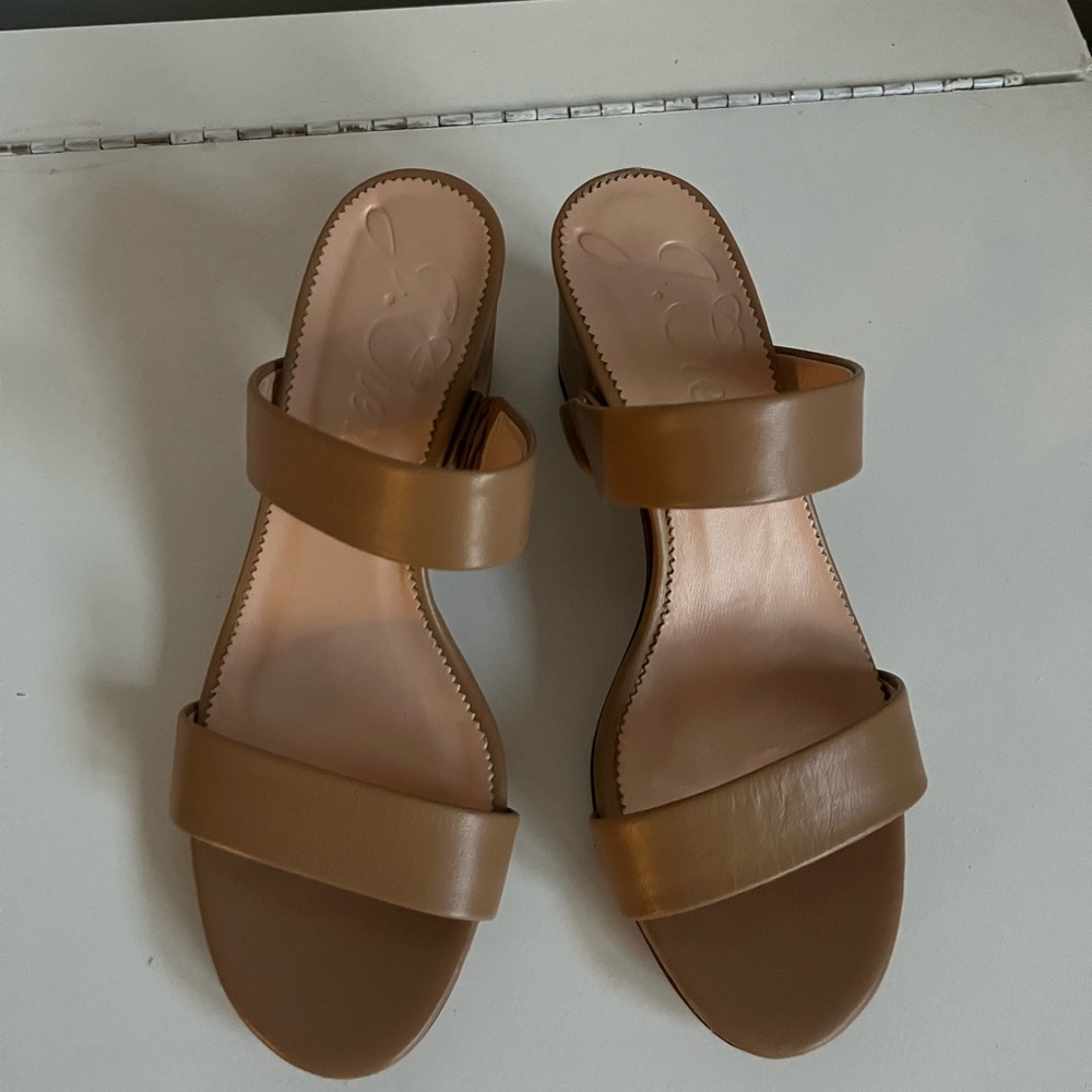 J.Crew, tan Sandler
